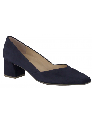 Paul-Green 3740 Blauw suede pump