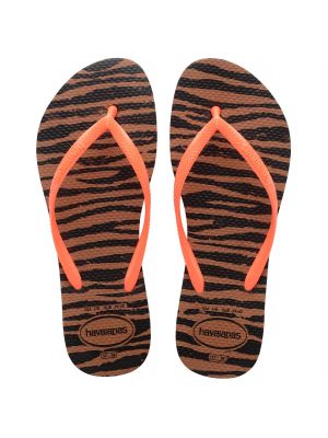 Havaianas slim animals slipper rust/orange