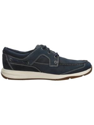 Clarks Sailview Lace Navy Nubuck