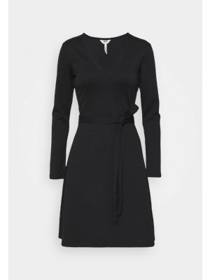 Object objsava l/s v-neck dress noos black