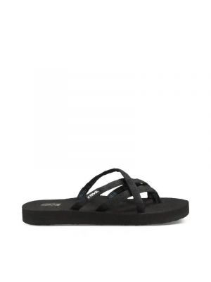 Teva W Olowahu t-slipper mix b black on black