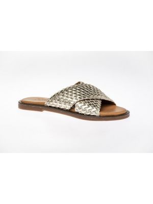 Pitt Curacao Slipper Leder Gold