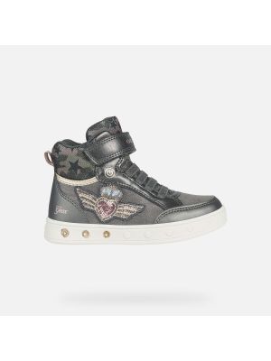 Geox J Skylin Girl SH.GBK SU+GBK DK Grey