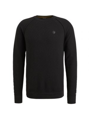 Cast iron crewneck cotton acrylic jet black