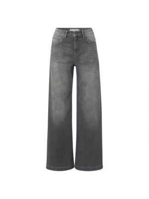 Yaya extra wide leg denim grey