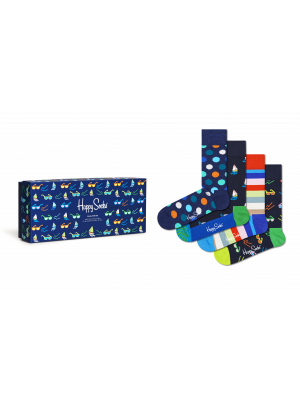 Happy socks 4-pack Navy Gift Set