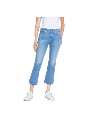 Replay faaby flare crop jeans light blue