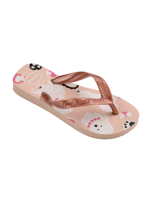 Havaianas Kids Top Pets Ballet Rose/Golden Blush