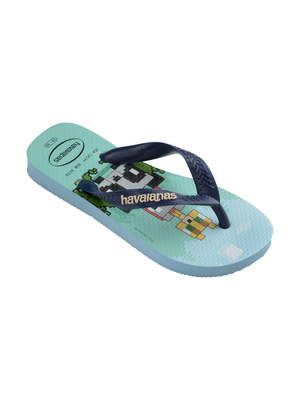 Havaianas Kids Minecraft Lavender Blue